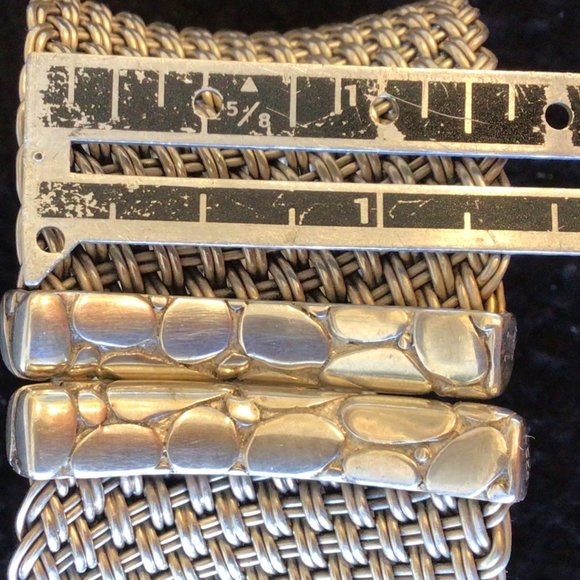 John Hardy Sterling Silver Kali Pebble + Mesh Bracelet - Picture 5 of 5